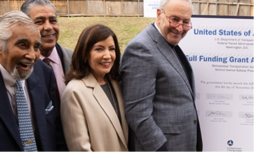Governor Hochul among a group of others