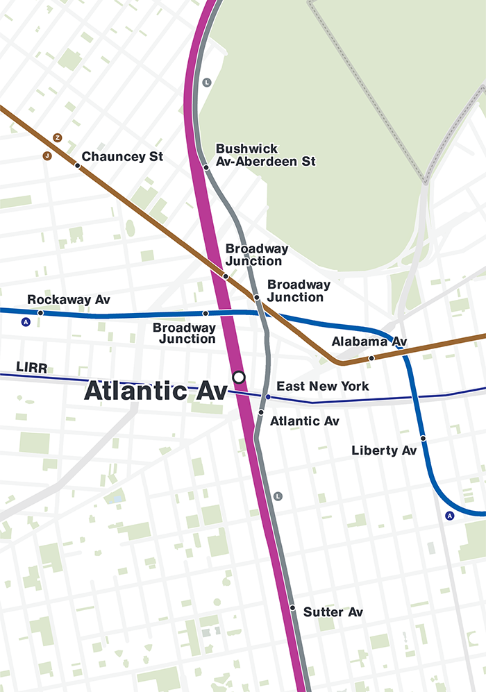 Atlantic Av Station Map